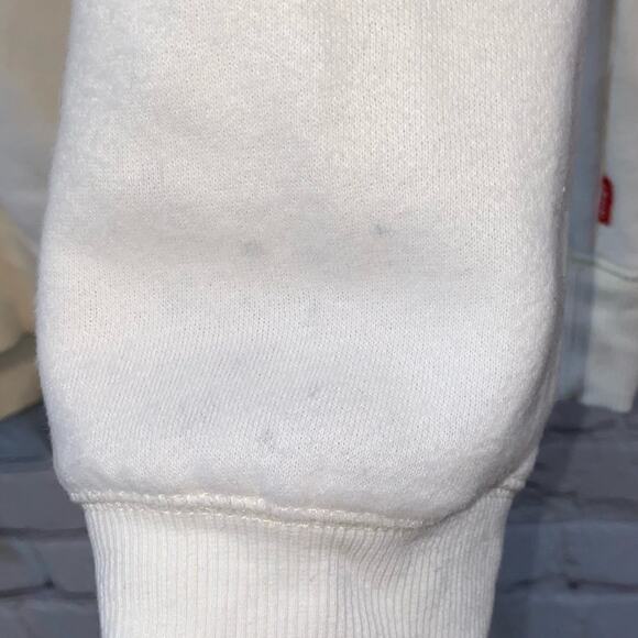 Izod Off White Cream Sweatshirt - Picture 7 of 7